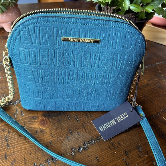 Steve Madden Handbags - Steve Madden Teal Crossbody Purse NWT